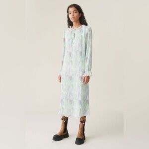 Gianni Watercolor Dress, NWT